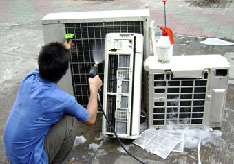 上海嘉定区奥克斯空调维修售后案例